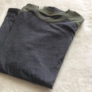 George Men's Jersey Gray/Army Green Large (42-44)